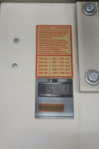 494671-7 Cutting machine IDEAL 5250 A