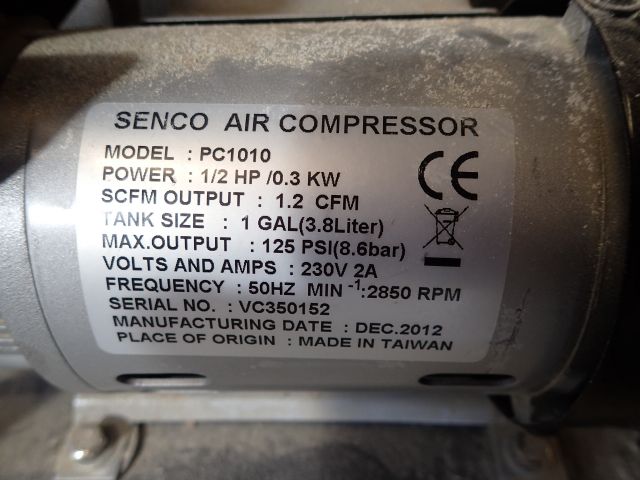 465465-5 Compressor Senco PC1010