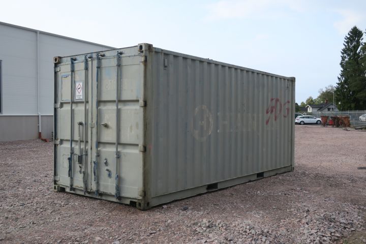 495343-4 20-foot container with interior lighting and material frame
