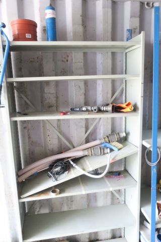 495343-9 20-foot container with interior lighting and material frame