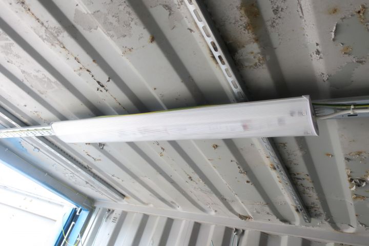 495343-14 20-foot container with interior lighting and material frame