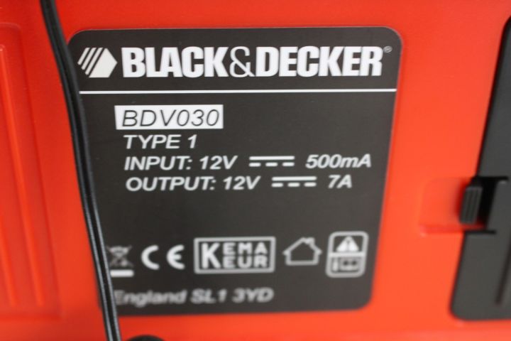 487928-3 Batteribooster Black & Decker BDV030