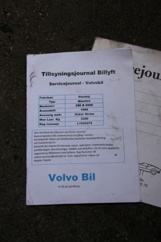 491893-10 Two-stroke lift Stenhøj Maestro 3200 kg