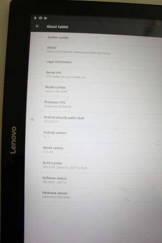 496145-5 Lenovo TB2-X30F Tablet