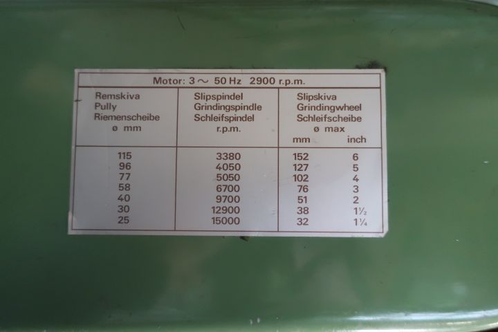 469465-20 Jungner Tool grinder