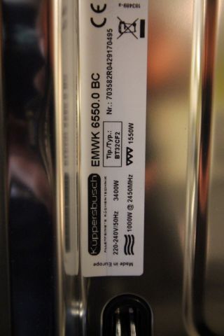 486223-4 Built-in microwave oven, Küppersbusch