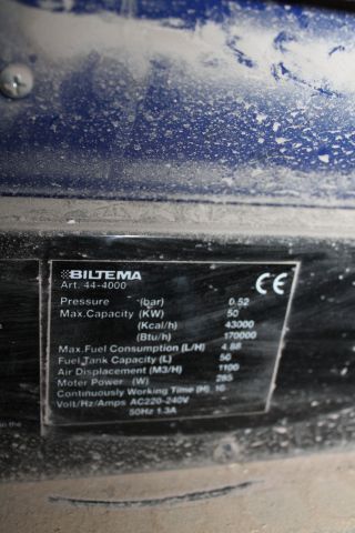 411996-3 Diesel heat gun Biltema