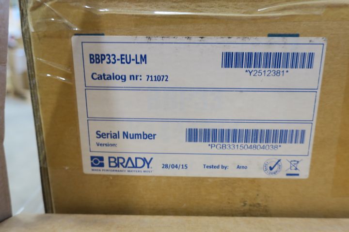 496587-9 Label printer BRADY BBP33-EU-LM