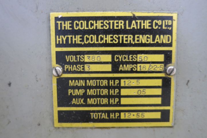 471180-12 Lathe Colchester Mascot 1600