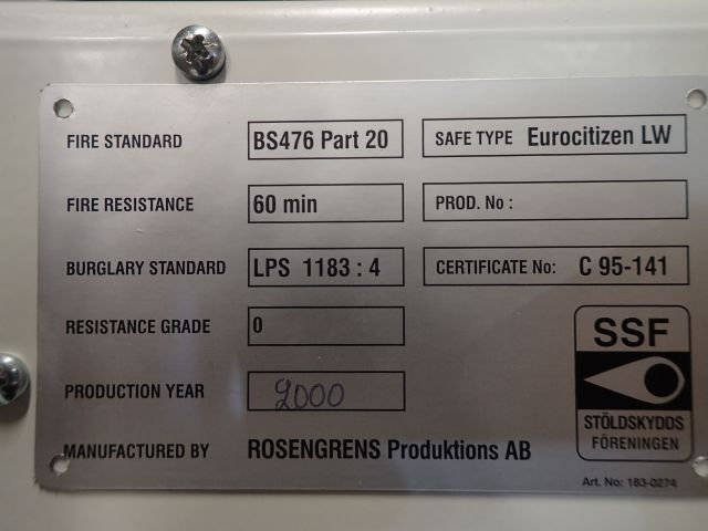 468015-16 Reeld Rosengrens safety cabinet