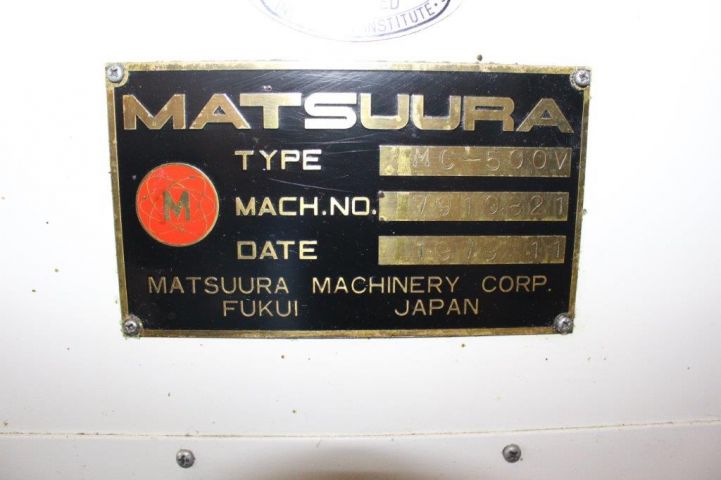 490333-11 Flerop Matsuura MC-500V incl tool holder