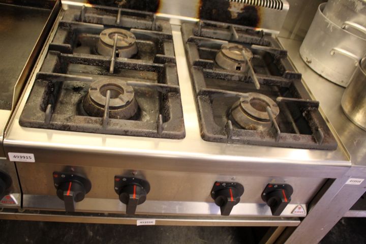 493915-2 Restaurangspis gasspis Bertos G7F4BP, bänkmodell