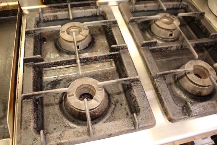 493915-3 Restaurangspis gasspis Bertos G7F4BP, bänkmodell