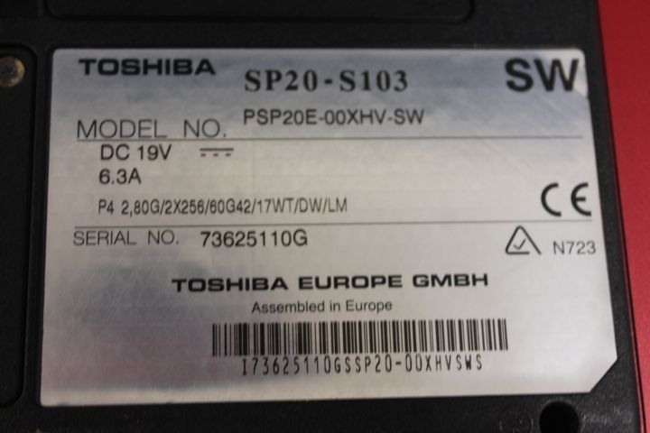 436624-6 Older Toshiba laptop