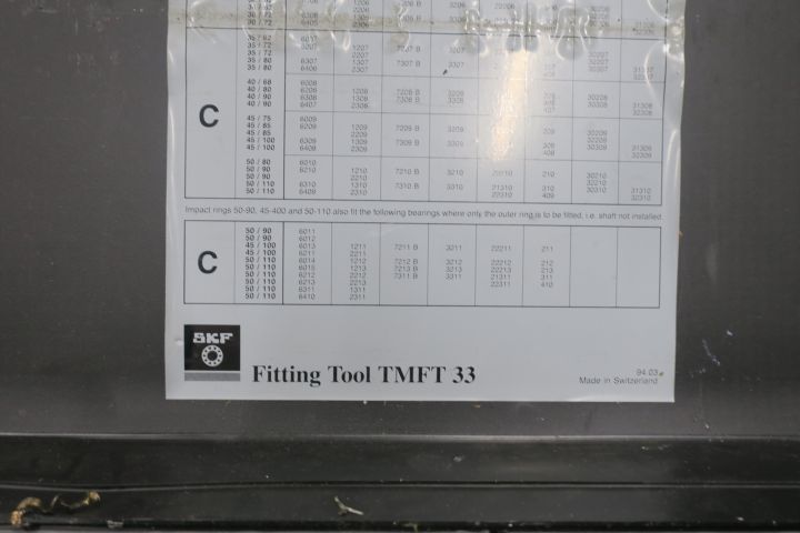 498101-4 2 boxes with fitting tools SKF TMFT 33