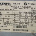 471214-6 MMA welder Kemppi master MLS 2500