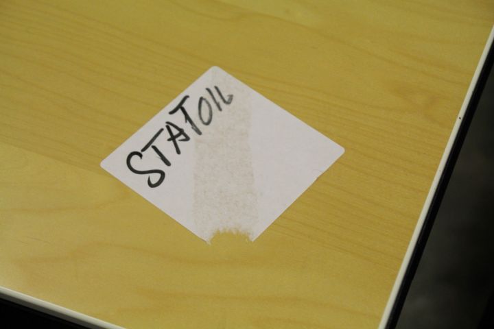 497798-5 Conference table Bekant, 7 chairs Patrik