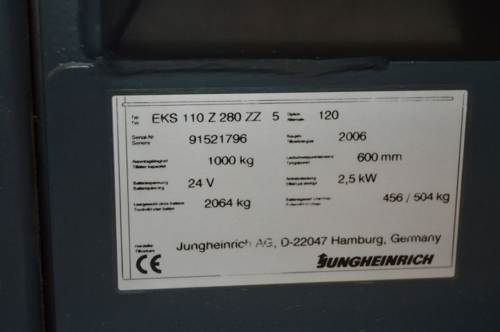 492493-6 Jungheinrich EKS 110