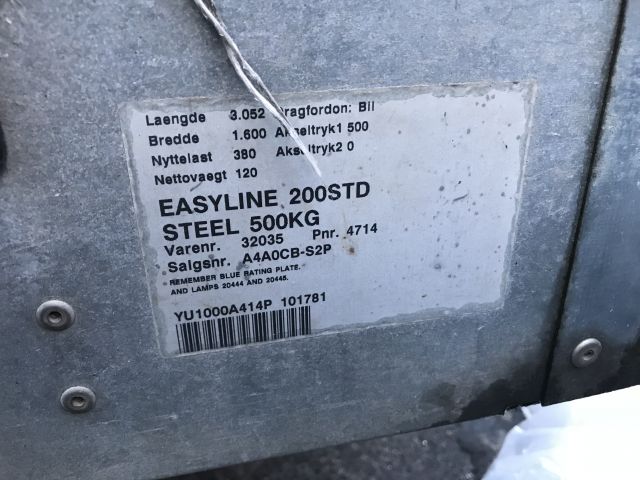 500628-7 Släpvagn TGAB Easyline 200 STD 500kg -2004