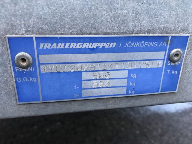 500628-8 Släpvagn TGAB Easyline 200 STD 500kg -2004