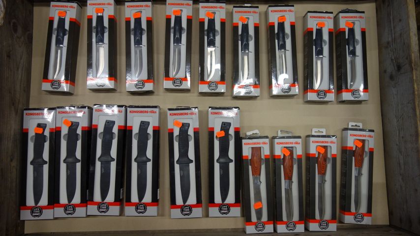 500516-1 Range of knives, Kongsberg Tools
