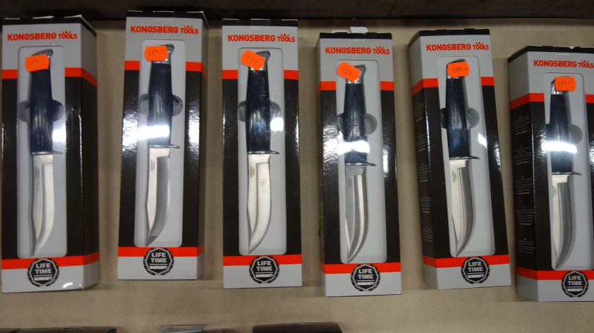 500516-6 Range of knives, Kongsberg Tools