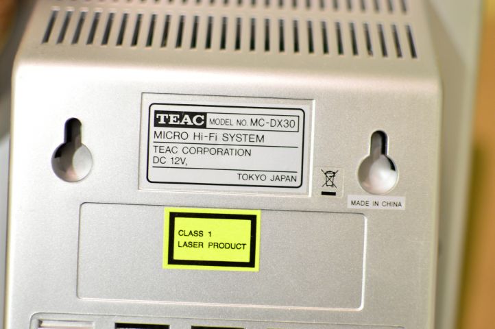 501317-4 Teac music center 1 part- MS-DX30