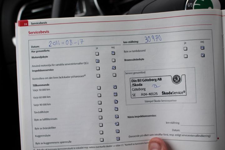 502205-27 Skoda Superb Kombi Elegance 2,0 TDI DSG Automat -2010 (140hk, 19978 mil)