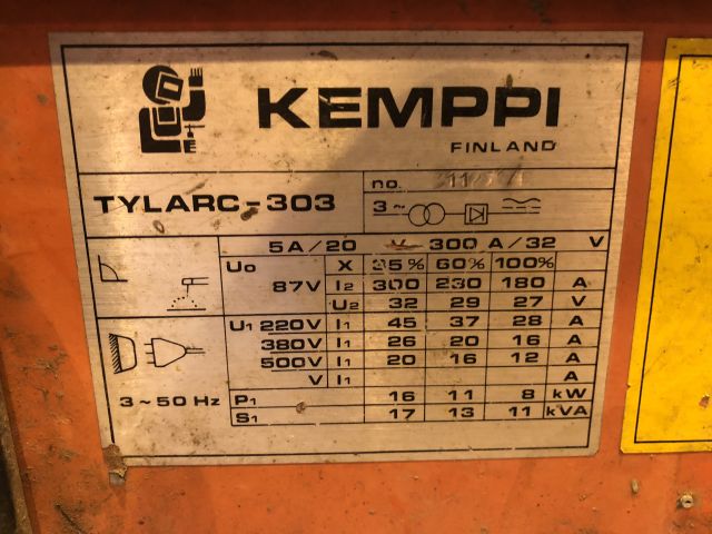 206398-3 Welding machine Kemppi Tylarc 303