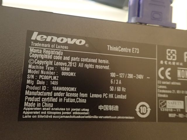 399434-10 Desktop Computer Lenovo Thinkcentre