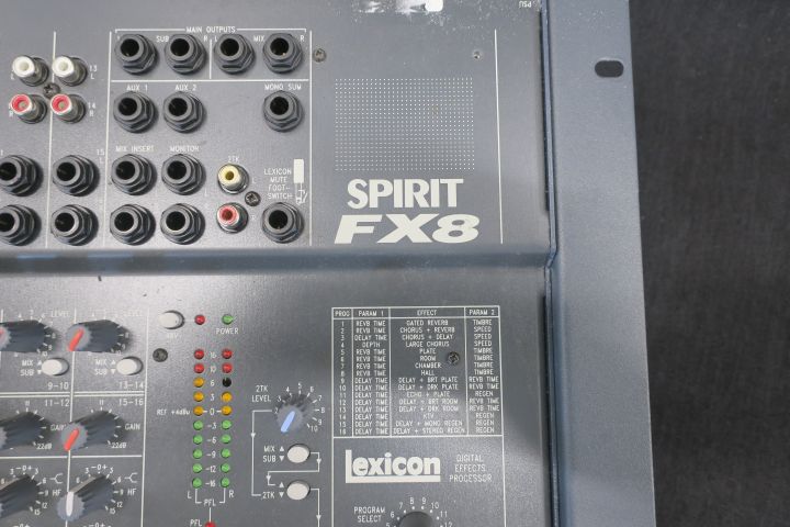 499141-3 Mixer board Soundcraft Spirit FX8