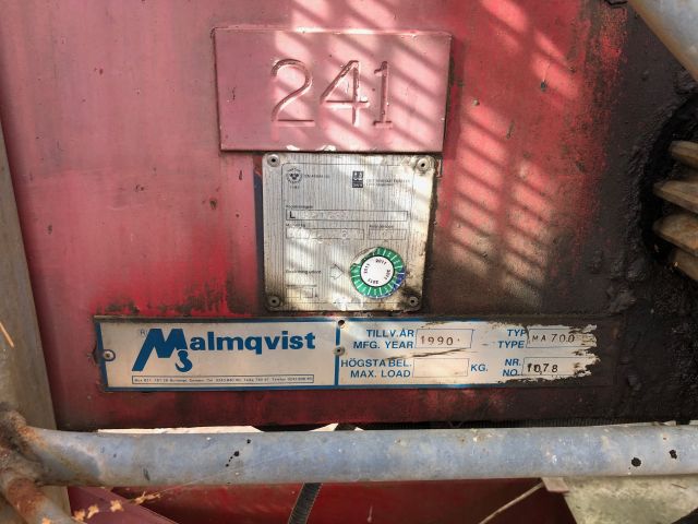 503218-10 Lifting position Malmqvist, lift height approx. 5 m