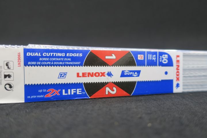 502076-2 100 pcs double-sided hacksaw blades LENOX 300 mm