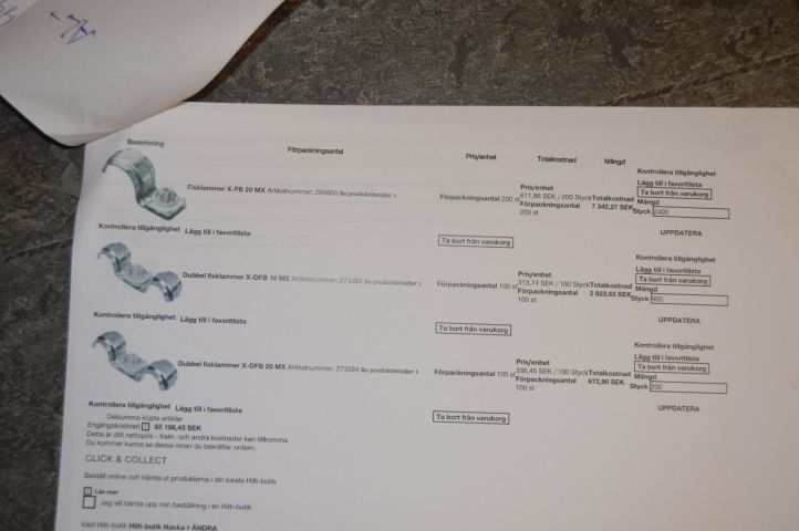 492589-8 Big party Hilti Fixklammer and Nail XP