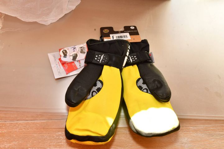 504424-3 Ski gloves LEVEL 12 pairs SQ JR CF stlr. 7 yrs XXL