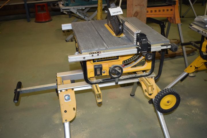 501870-2 DeWalt Circular saw saw DW 745-QS with stand DE7400