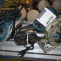 501920-1 Makita Circular Saw HS 6601 and Shelf KP 0800