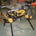 501934-1 DeWalt table saw DWE 7491 QS with tripod / table DWE 7491-1