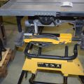 501934-2 DeWalt table saw DWE 7491 QS with tripod / table DWE 7491-1