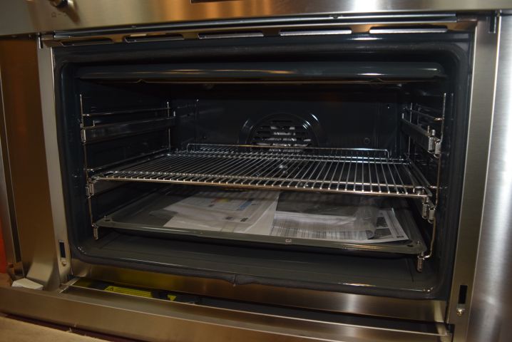 502705-5 Multifunction oven with pyrolysis 90 cm Smeg SFP9395X - New cover for mounting included