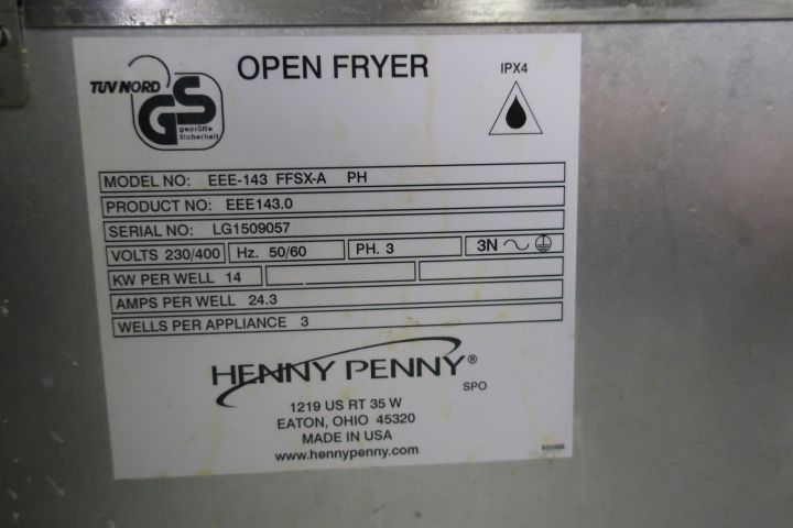 469598-21 Fryer, Henny Penny
