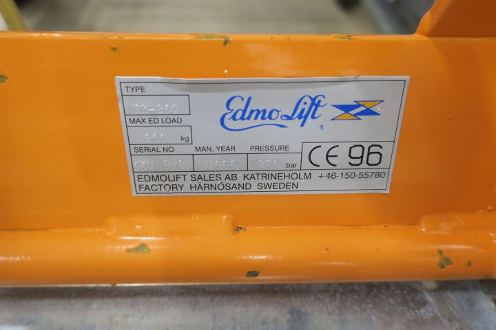 503435-3 Lifting table Edmo TZ-201 Hood: 200 kg