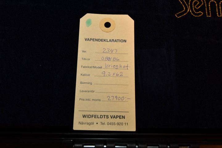 508562-3 KRIEGHOFF Semprio 9.3 x 62 NY (726)