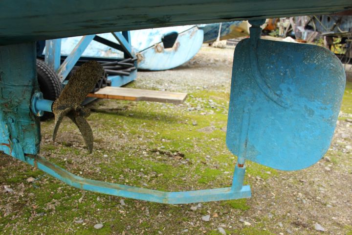 508316-7 Trämotorbåt, "Lady in red 2", ca 8 m