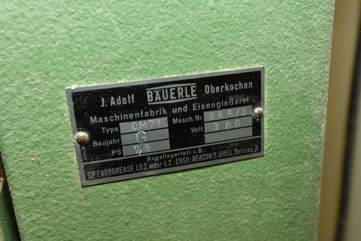 508711-5 Planer BÄUERLE DM71