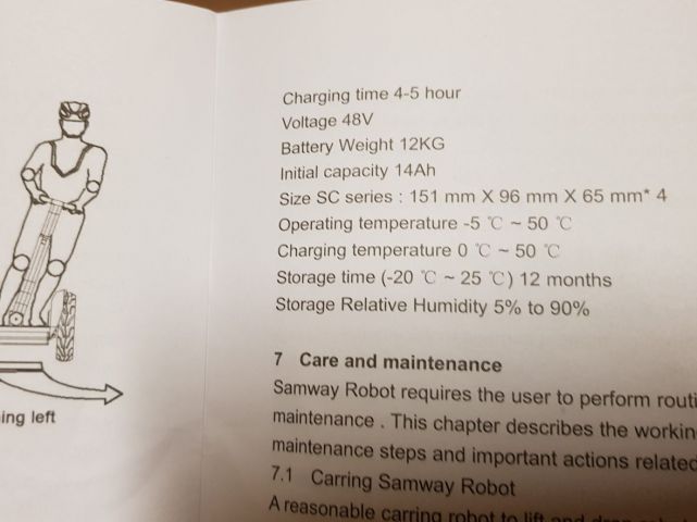 502334-10 Samway "segway" New in cardboard box.
