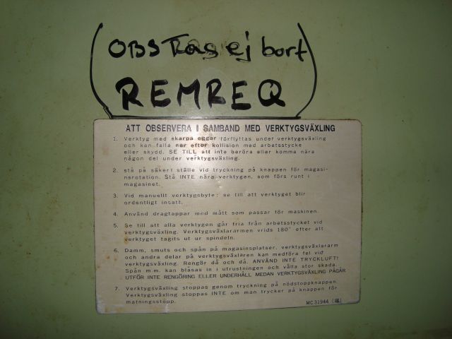 509733-16 Horizontal Multifunctional mill Okuma MC-40H