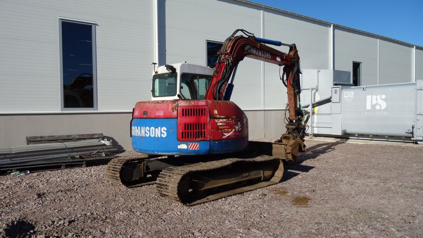 509840-3 Track excavator with tiltrotator Sunward swe 85