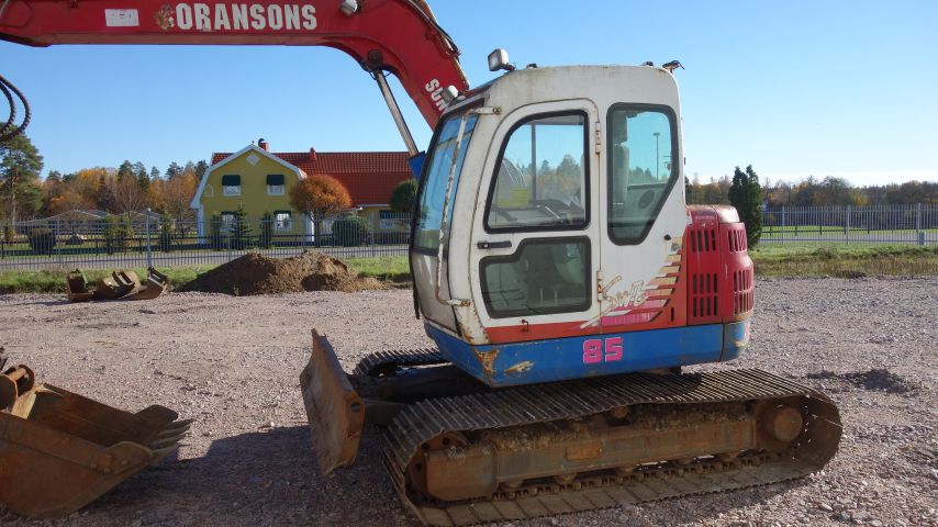 509840-6 Track excavator with tiltrotator Sunward swe 85