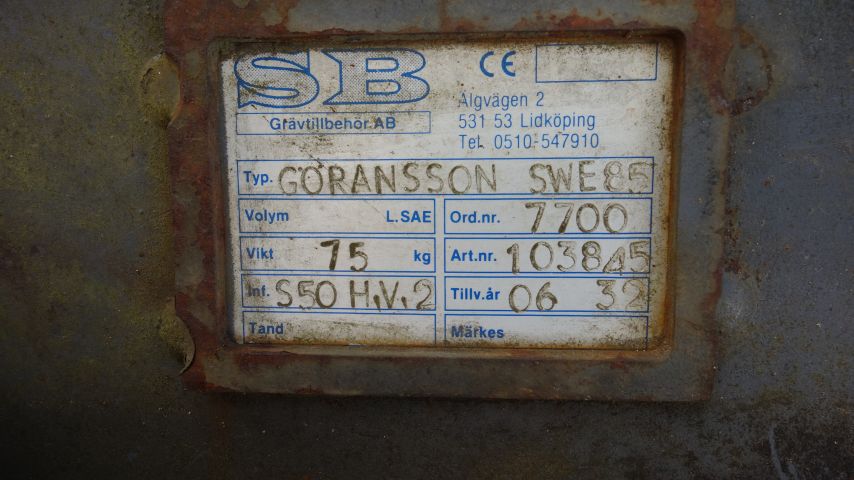 509840-32 Track excavator with tiltrotator Sunward swe 85